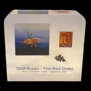 TAQA Bratani - First Rock Drilled Commemorative Display